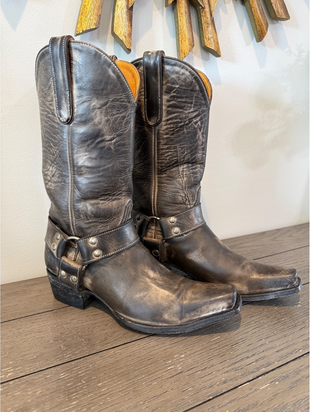 Old Gringo Black Leather Western Boots Women’s Size 7.5